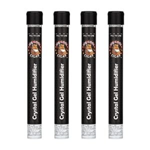 Cigar Crystal Gel Humidifier Tube for Cigar Humidors - 4 Pack