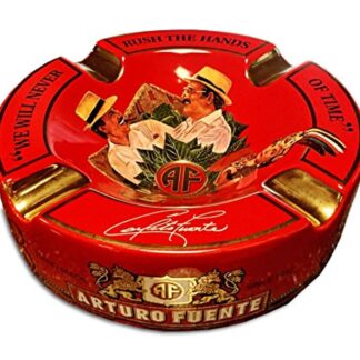 Arturo Fuente Porcelain Cigar Ashtray Red Limited Edition Large 8.75"
