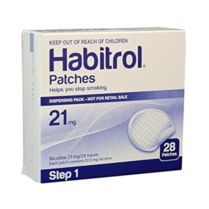 Habitrol Novartis Nicotine Transdermal System Stop Smoking Aid Patches - 28 Each (Step 1 - 21 Mg)