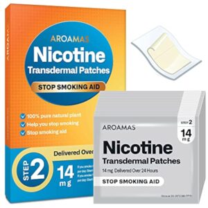 Nicotine Patches to Help Quit Smoking, Stop Smoking - Delivered Over 24 Hours Nicotine Transdermal System to Stop Smoking Aids That Work (Stop Smoking 14mg [Step 2])