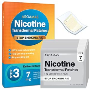 Nicotine Patches to Help Quit Smoking, Stop Smoking - Delivered Over 24 Hours Nicotine Transdermal System to Stop Smoking Aids That Work (Stop Smoking 7mg [Step 3])