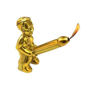 Cute Funny Lighter, Great Gag Gift Soft Flame Refillable Butane Novelty Adjustable Lucky Novelty Unique Lighter No Butane Included (Funny Adult)