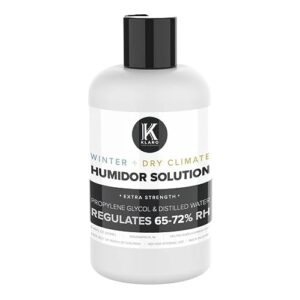 CASE ELEGANCE Winter + Dry Climate Klaro Humidor Solution Single Bottle - Special Formula to Help Maintain Humidity in Winter & Dry Climates 250 ml