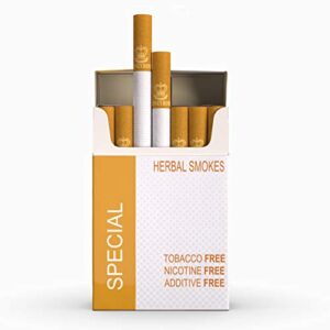 Honeyrose Special - Tobacco & Nicotine Free Herbal Cigarettes, 100% Natural, Made in England