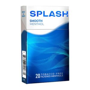 Splash by Djarum Herbal Cigarettes - Smooth Menthol - Tobacco & Nicotine Free (20 Total)