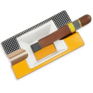Cigar Ashtray Cigarettes Outdoor Cigars Ash tray for Men travel/Patio/Outside/Indoor Ashtrays