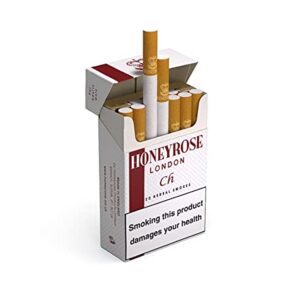 Honeyrose Herbal Cigarettes "CHERRY" Flavor, Tobacco & Nicotine FREE, 100% Natural, Herbal Smokes, Quit Smoking, Made In England
