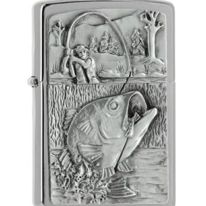 Zippo 1300003 Lighter Lighter Logo Parent Bass Fishing