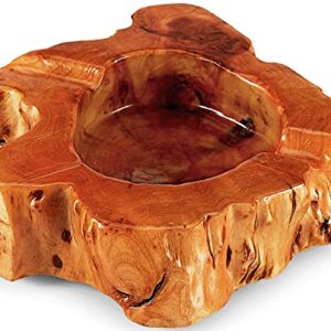 Wooden Cigar Ashtray Outdoor Indoor Ashtray and Great Gifts for Cigar Lovers, Smokers and Men Ash Tray Different Shapes and Random Delivery (2 Slots) (woods)