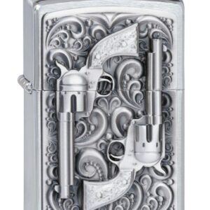 Zippo 2001654 No.200 Revolver Emblem Cigarette Lighter