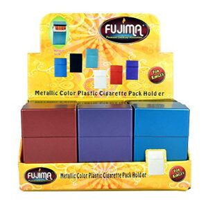 Hard Box Full Pack Cigarette Case (King Size) (Assorted Colors) (12)