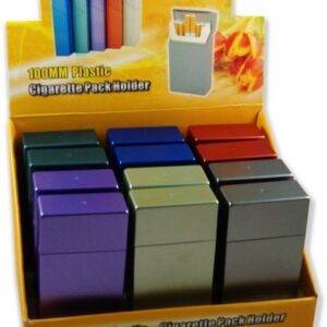 Hard Box Full Pack Cigarette Case (100's Size) (One Dozen)