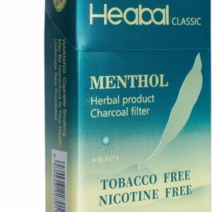 HEABAL Classic Herbal Menthol Cigarettes – Tobacco & Nicotine Free Herbal Smokes