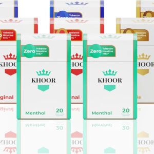 KHOOR Flavor Fusion Herbal Cigarettes Variety Pack – Tobacco Free & Nicotine Free