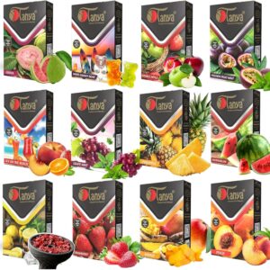Tanya Shisha Herbal Flavor 50g – 100% Nicotine & Tobacco Free Herbal Blend (12 Pack)