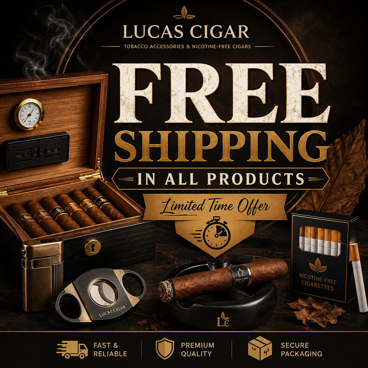 Lucas Cigar Free Shipping Promotion