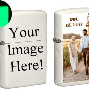 Personalized Zippo Windproof Lighter – Custom Engraved Chrome Pocket Lighter